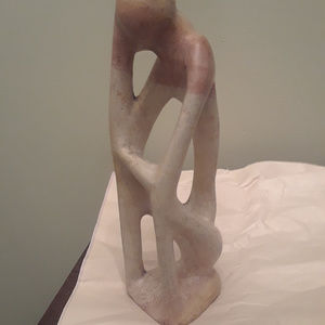 Thinking Man - Soap Stone - 10"